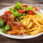 Hot Rodo Roasted chicken & Chips